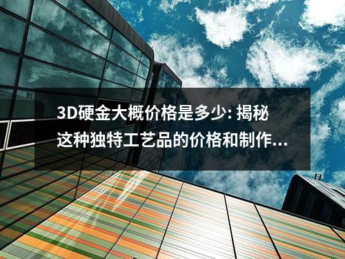 3D硬金大概价格是多少: 揭秘这种独特工艺品的价格和制作过程！